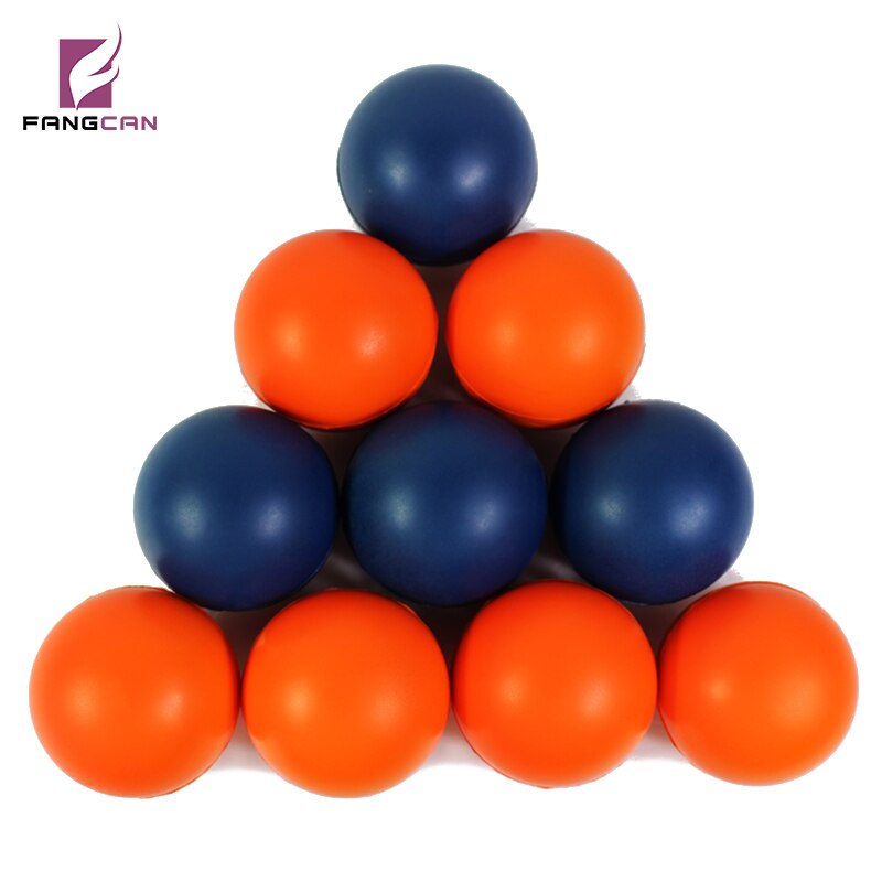 1 unidad de pelota de Squash de calentamiento FANGCAN, pelota de Squash de entrenamiento para principiantes, Bola de calentamiento de velocidad media para entrenamiento de 50mm, azul y naranja