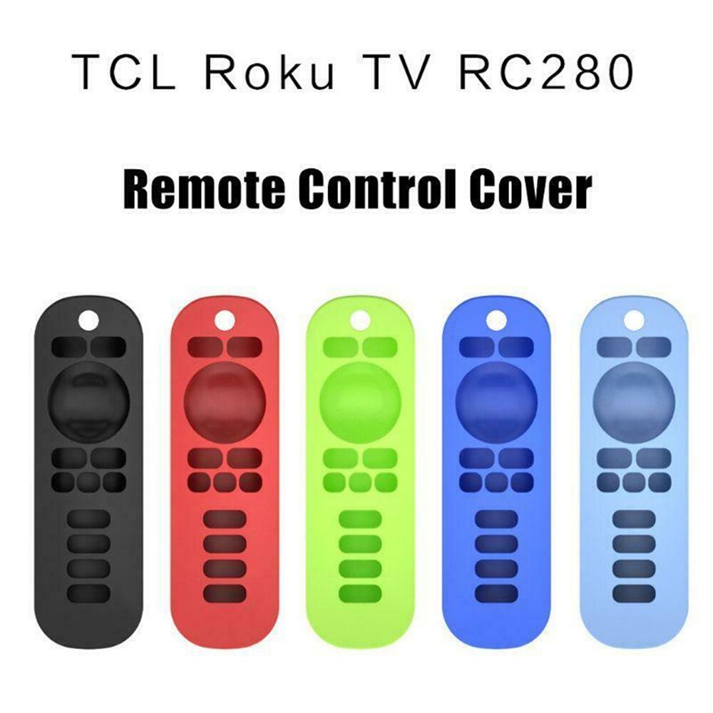 Siliconen Case Beschermhoes Skin Voor Tcl-Roku Tv RC280 Afstandsbediening Duurzaam