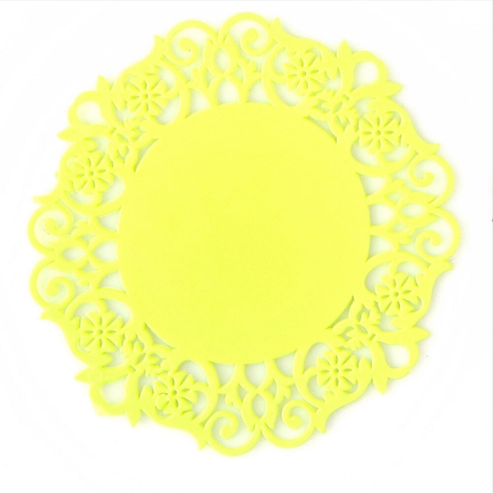 Fruit Shape Cup Coaster Silicone Slip Insulation Pad Cup Mat Drink Holder Mug Stand Home Table Decorations Kitchen Accessory: A2
