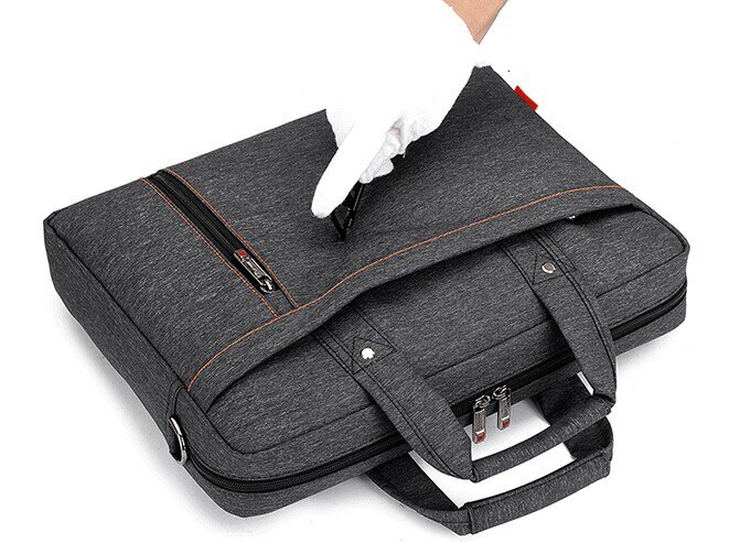 Office Business Briefcase Nylon Laptop Bag 13 14 15 17inch Macbook Notebook Tablet Gray Black Pink Waterproof