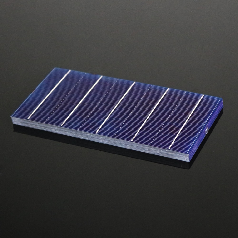 Policristallino Celle Solari 40/50/100pz 2.4W 4.28A 156x78mm A Buon Mercato grado A PV FAI DA TE Fotovoltaico Sunpower C60 Pannello Solare