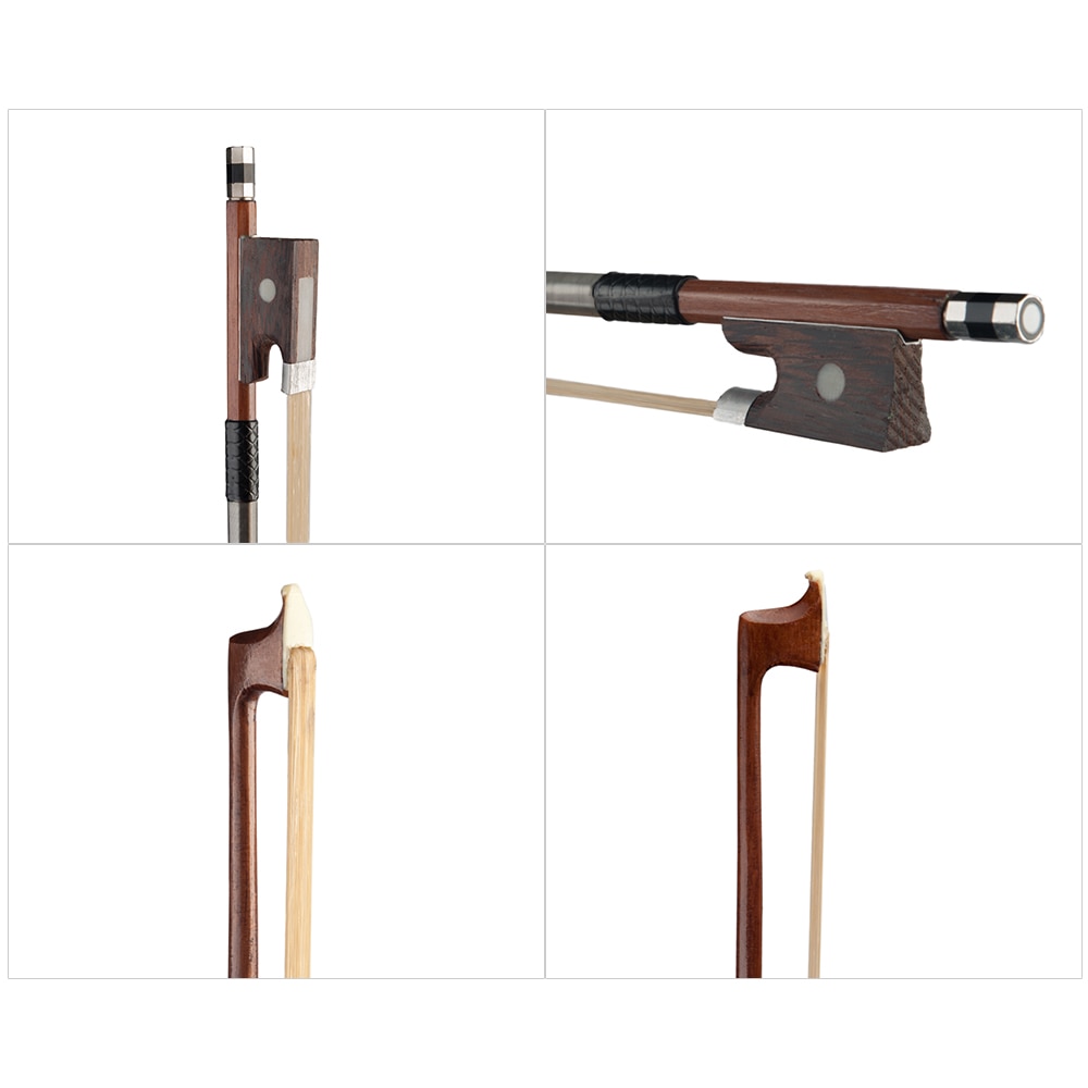Strijkstok Straight Palissander Jujube Kikker Arbor Paardenhaar Viool Accessoires Arco Para Violino Madera 4/4 Violino Boog