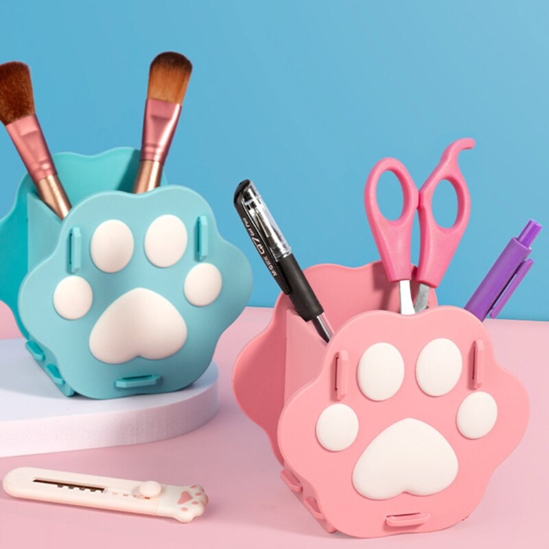 M17F Stilvolle Kätzchen Paw-wie Stift Halter Home/Büro/Schule Schreibtisch Management Halter Box Multifunktions Desktop Stift halter