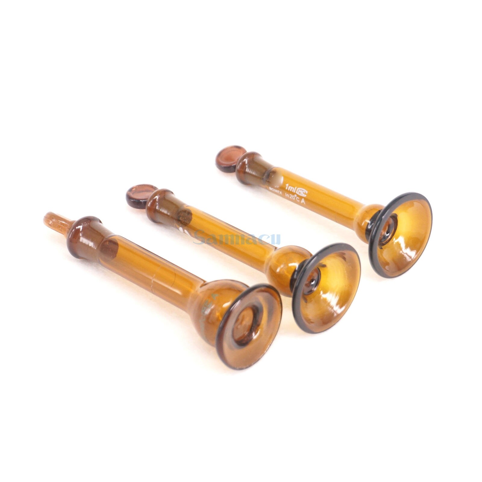 1/2/5/10ml Brown Lab Volumetric Measuring Flask Boro Glass With Stopper Base