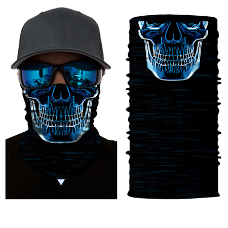 BJMOTO Magie Kopf Gesicht Maske Nahtlos Winddicht Anti-Uv Multi Verschleiß Rohr Bandana Durag Radfahrer Motorrad Schal: Modell 3