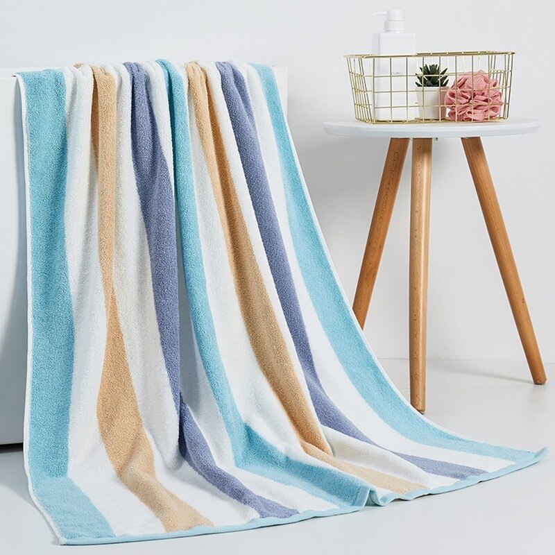 Toalla de baño de algodón puro para adultos, paño suave y esponjoso de gran tamaño para viajes, gimnasio, Camping, Sauna y playa, 90x180cm, para todas las estaciones