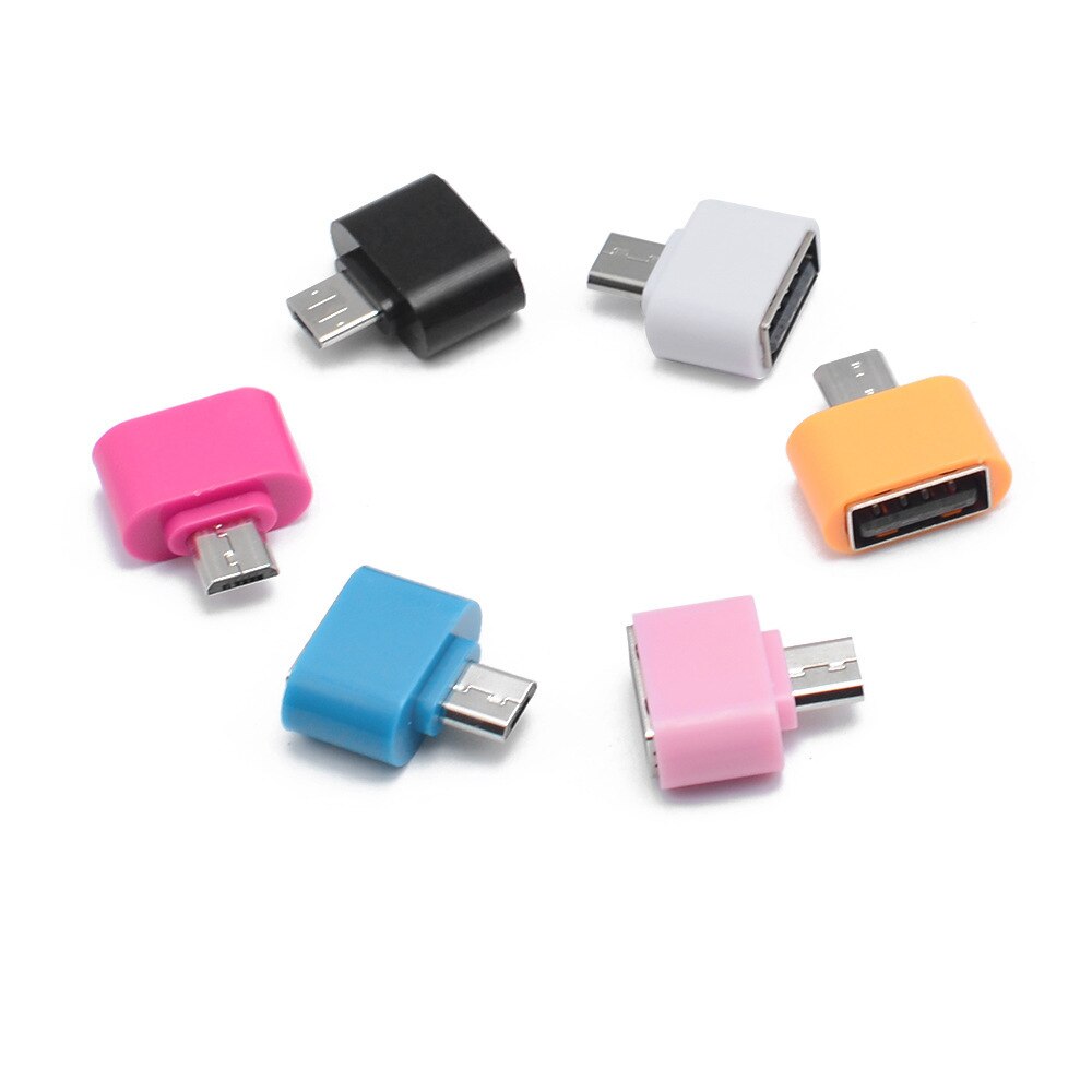 1Pc/2Pcs Micro Usb Naar Usb Converter Mini Otg Kabel Usb Otg Adapter Voor Tablet Pc Android: 1pc random