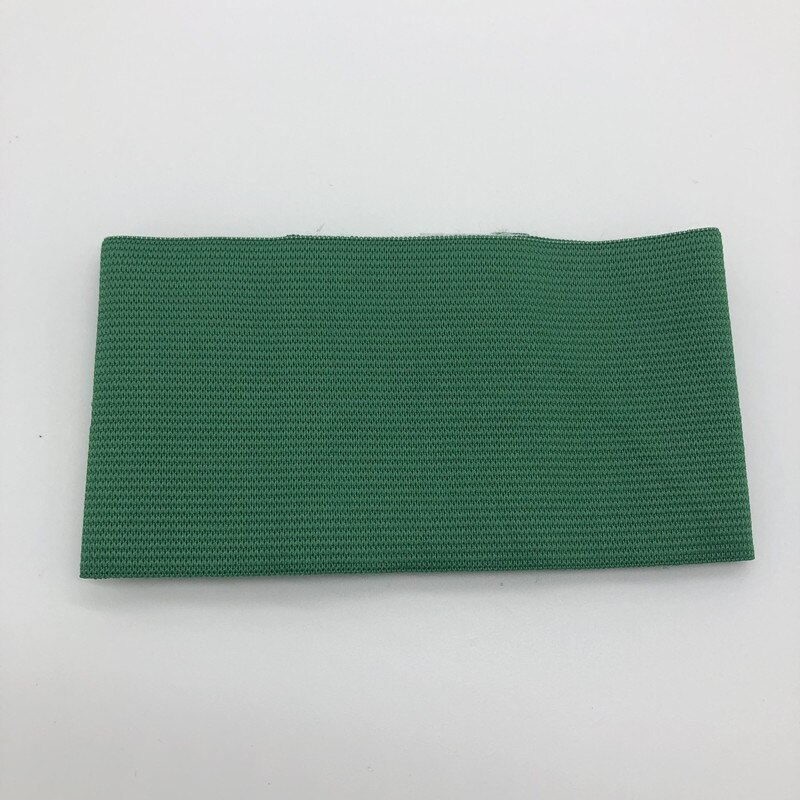 1 Pcs Football Arm Band Group Armband Football Soccer Captain Armband Player Leader Competition Mourning Activity Armband: Grass green