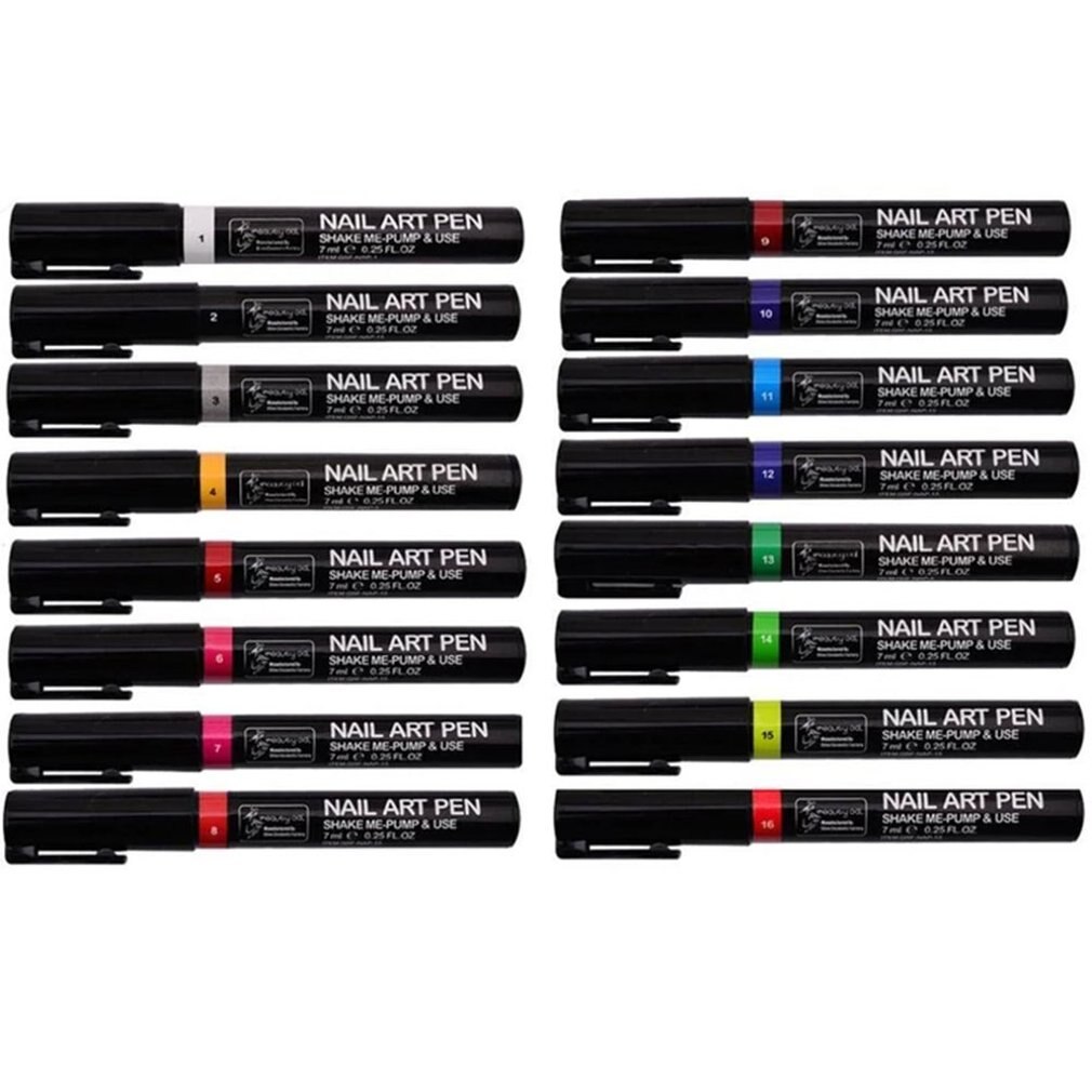Rotulador para decoración de uñas, rotulador de arte para manicura con Gel UV, Accesorios de belleza para uñas