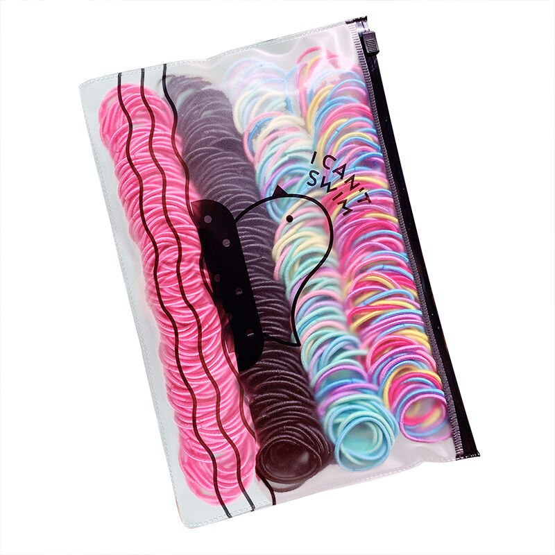 Enfants cheveux accessoires coiffure 20-300 pcs/Pack filles coloré Nylon petites bandes de cheveux élastiques enfants doux cheveux enfants chapeaux