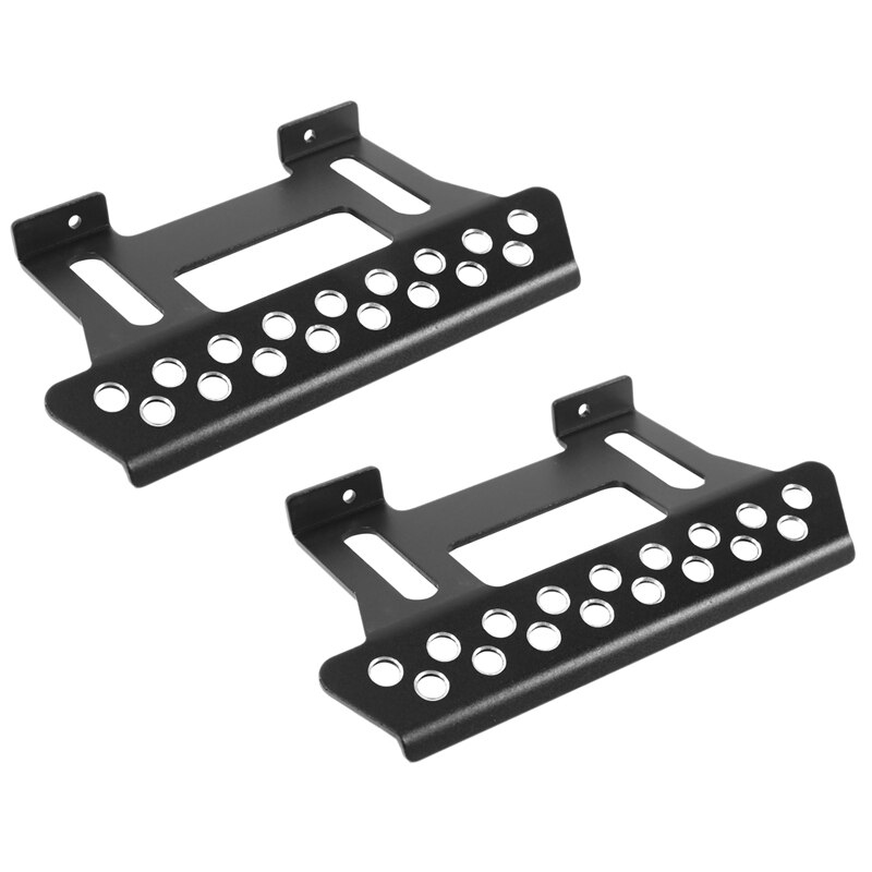 2 pcs metal side pedal plate for axial scx 10 side step sliders scale 1:10 rc crawler car part