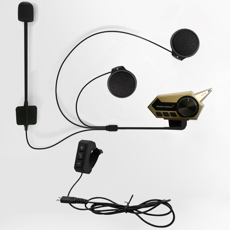 BT18 Moto awiofon Bluetooth V5.0 kask z zestawem słuchawkowym stereofoniczny kask słuchawki z zestawem głośnomówiącym motocykl radio FM słuchawki