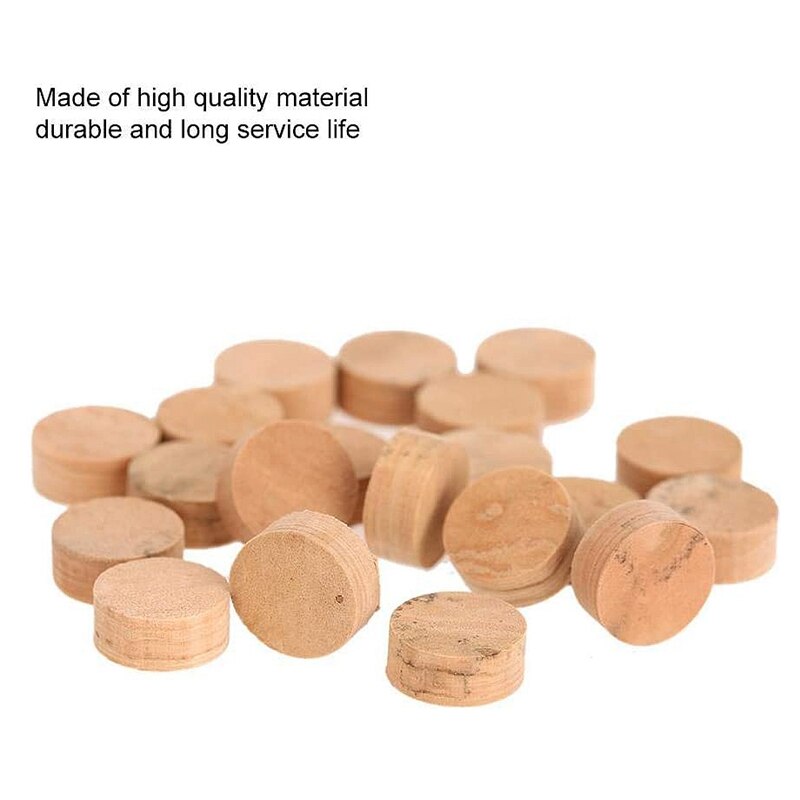 20Stck 9,5mm Trompete Kork Pads, Trompete Reparatur Kork Pads Trompete Wasser Schlüssel Spieß Wert Kork Pad