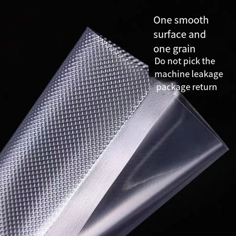 Sealant vacuum grid pattern fresh storage bag plastic seal bag compression bag packaging bag household use vacuum lock fresh