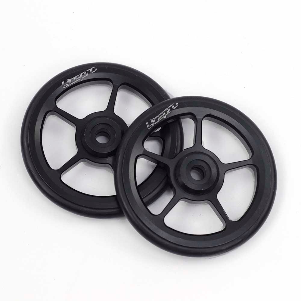 Easy – roues de vélo 57g, Easy wheel et boulons en titane pour Brompton 3 soixante pliable