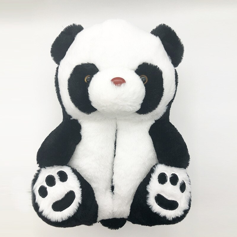 Pantoufles ours en peluche pour femmes et enfants, directe: panda / Children size