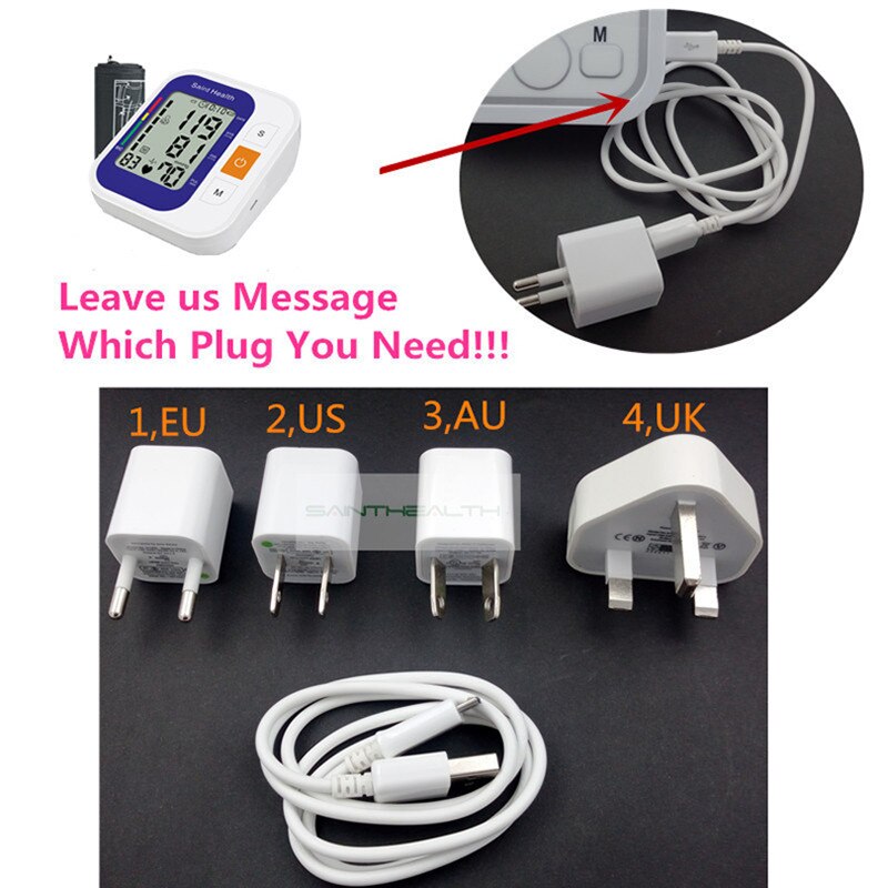 Russische Voice Met Backlight Tonometer Elektrische Digitale Bloeddrukmeter Bp Sphygmomanoter Hartslagmeter Voor Meten