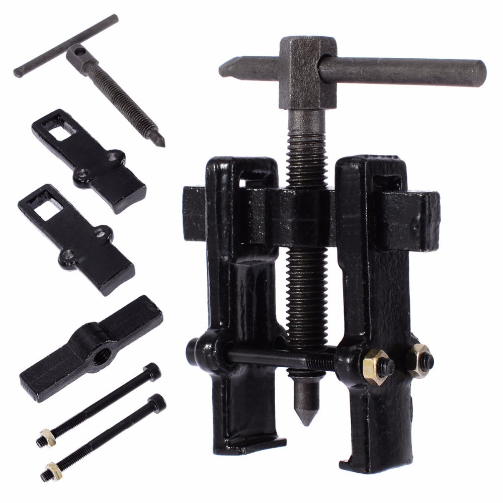 Car Two Jaw Gear Pulley Bearing Puller Black Gear Puller Installation Remover Hand Tool 2" 4" 6" Small Leg Large Mechanics