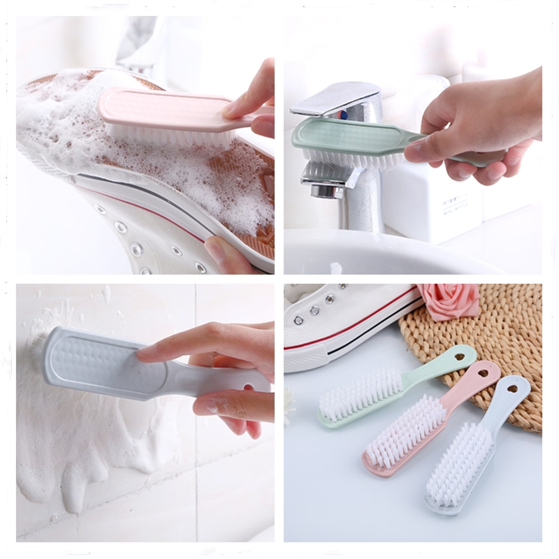 1PC Plastic Multipurpose Washing Brush Household Tools Shoe Cleaner Brush Household Cleaning Accessories shoes shine kit