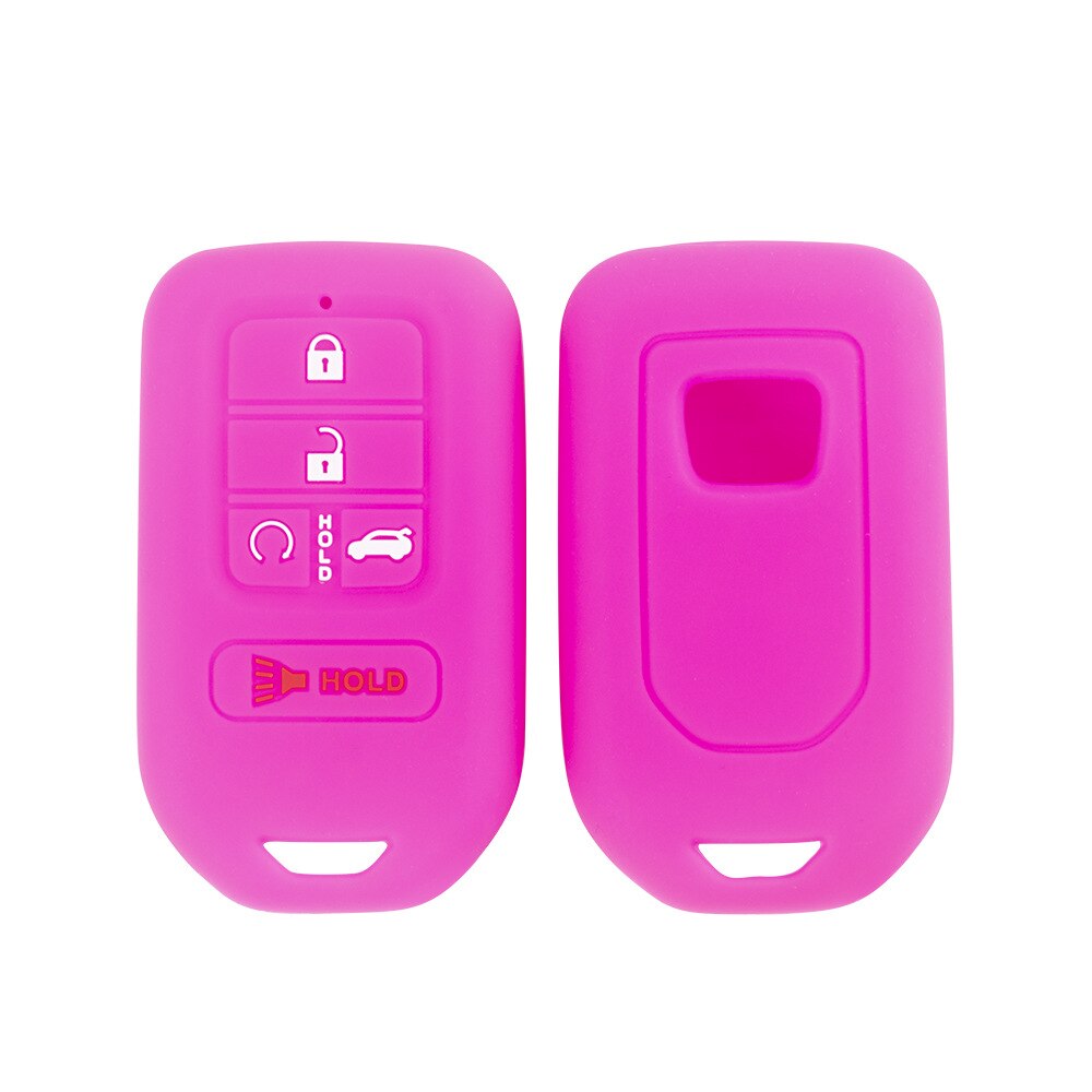 Housse de protection en Silicone pour clé, ensemble de capot pour Honda Pilot Accord Civic CRV, télécommande sans clé à 5 boutons