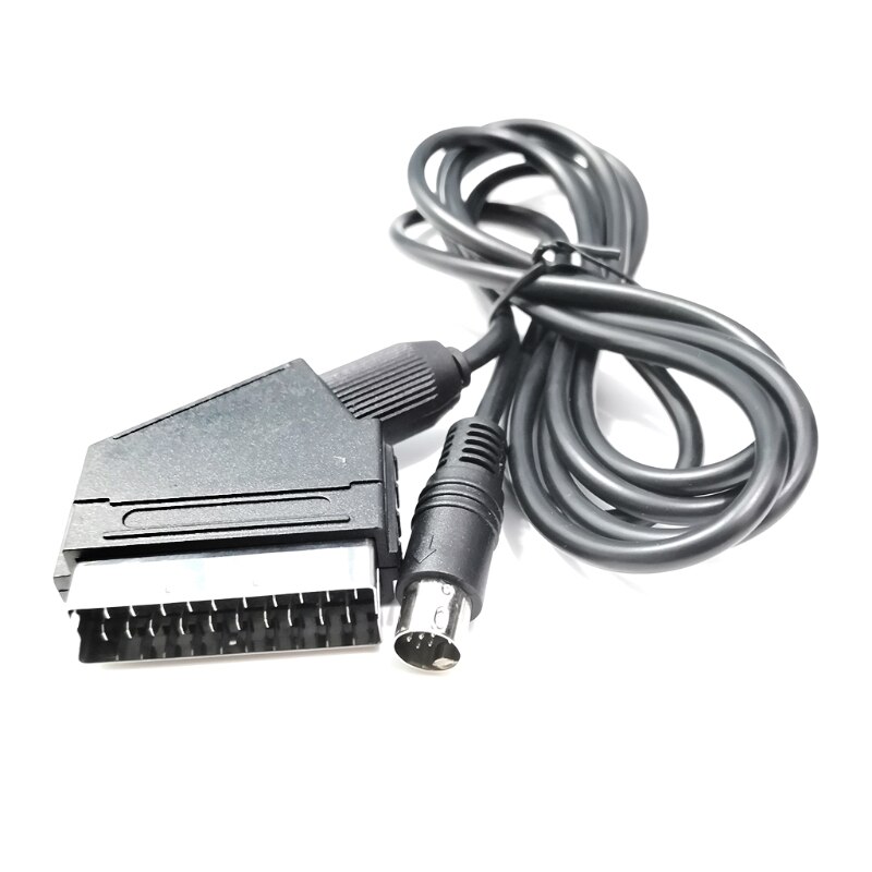Cable de plomo RGB Scart para Sega, Mega Drive 2, Genesis 2, Megadrive 2, MD2, RGB, AV, Scart, 1,8 m