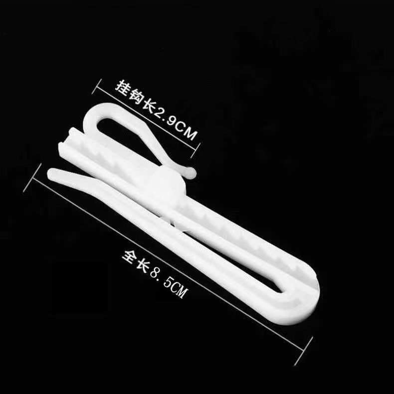 30/50 Pieces Plastic Clip S Hooks For Curtain Hooks: PURPLE
