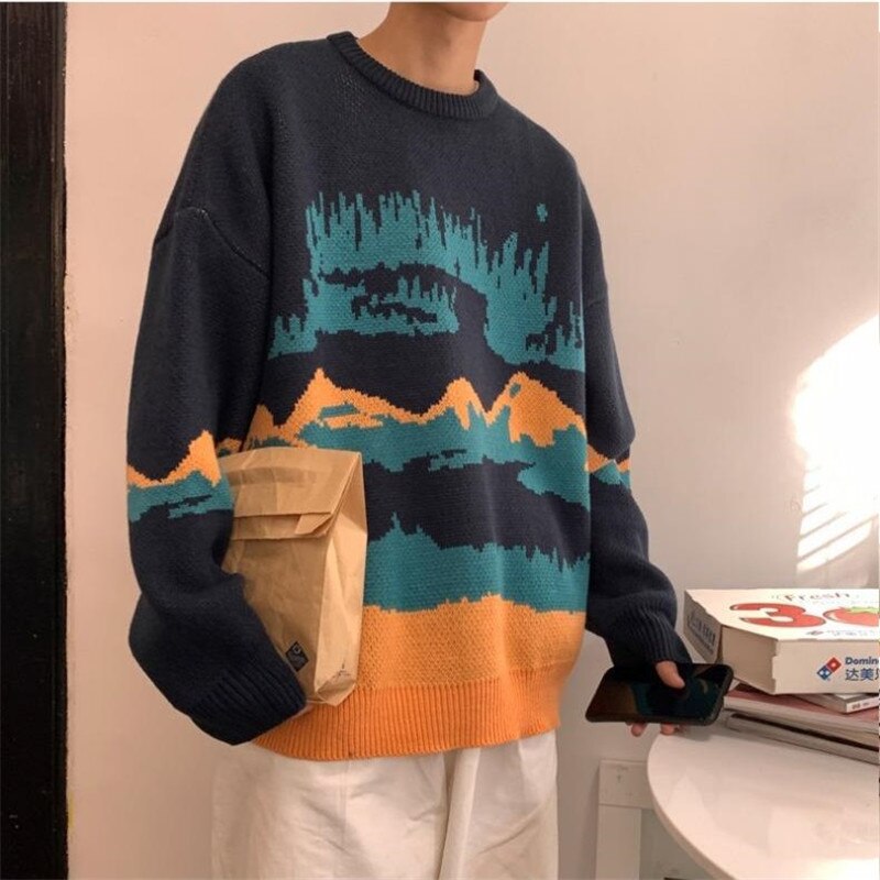 3D drôle Clown imprimer moche noël pull pull col rond à manches longues noël sweat hommes femmes noël chandails pulls: BFT107 / L