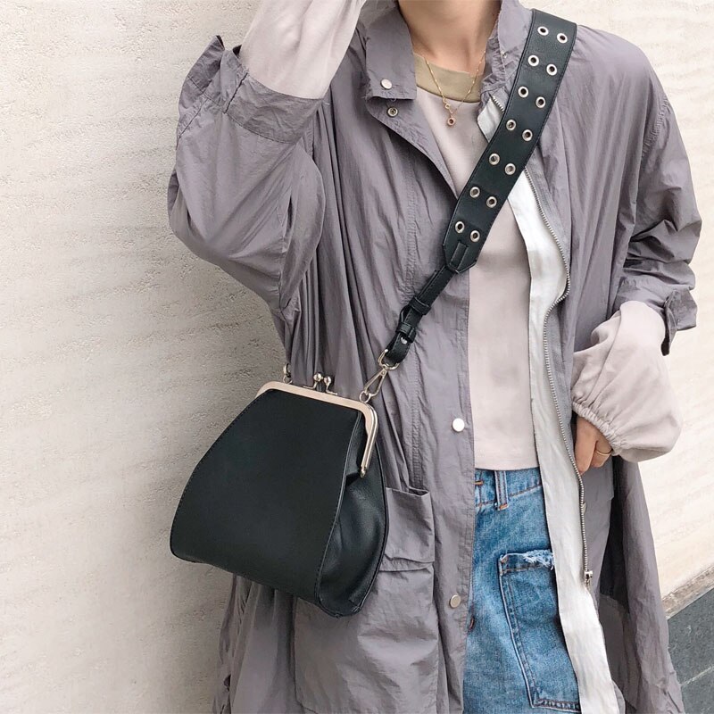 Handbags Wide Straps Crocodile Bags Clutch Bags Vintage Bags Messenger Bag Women Bag Korea