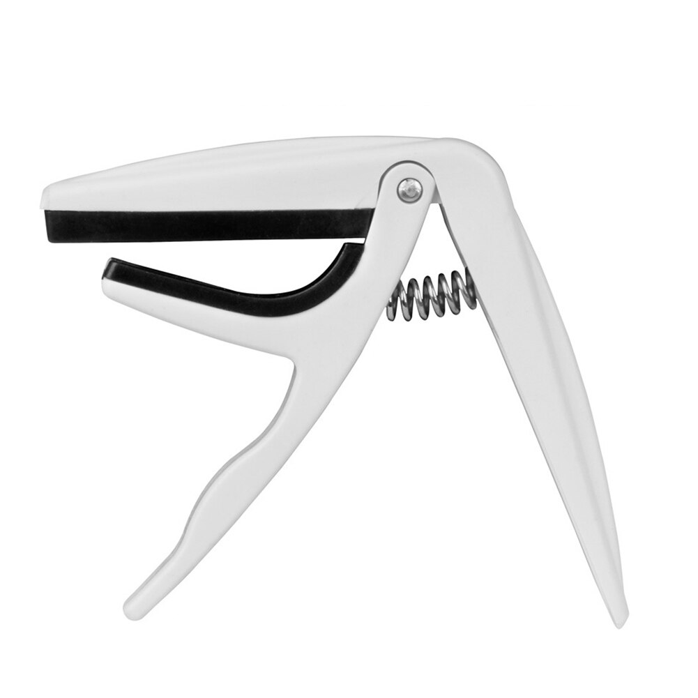 Plastic SteelUkulele Capo 4 Strings Hawaii Guitar Changing Tuning Clamp Capo Key Stringed Instrument Accessories: white