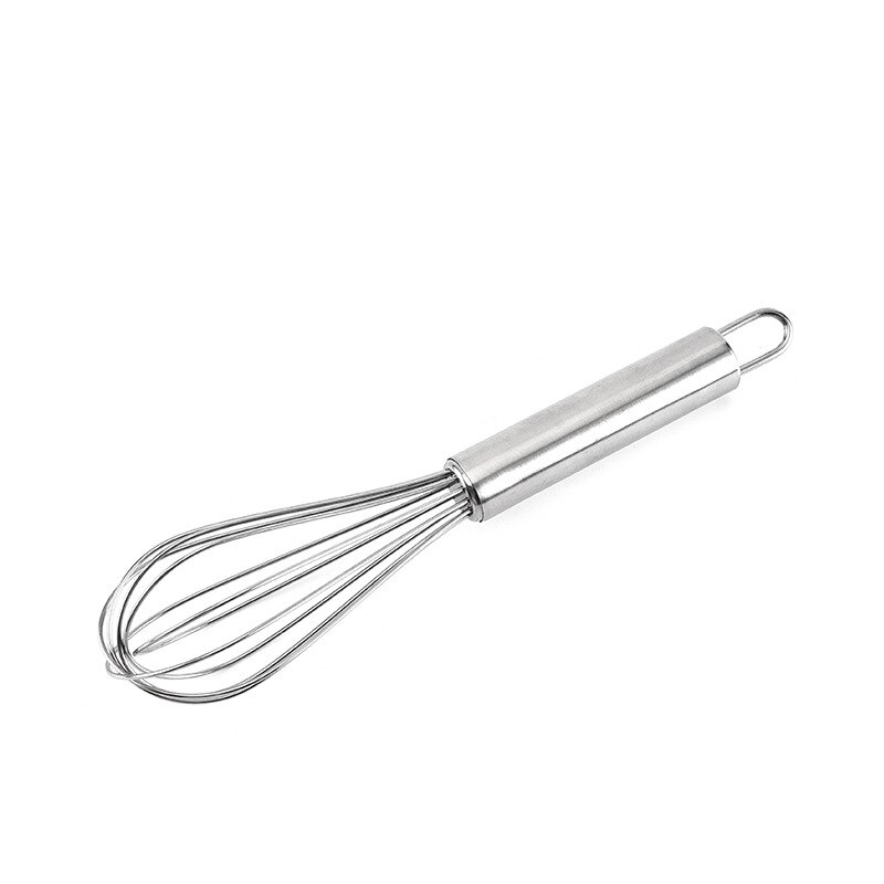 Semi-automatic Egg Beater 304 Stainless Steel Egg Whisk Manual Hand Mixer Self Turning Egg Stirrer Kitchen Accessories Egg Tools: 10in