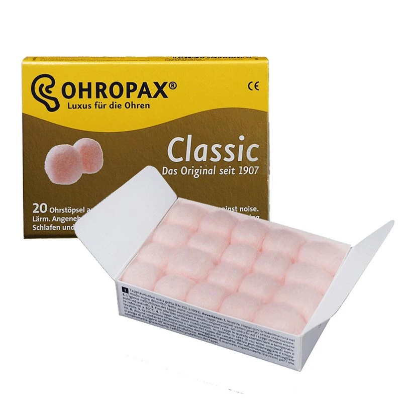 10 Paar Ohropax Classic Wachs Ohr stöpsel wasserdicht schwimmen Gehörschutz Reise Schlaf stumm bequeme Geräusch reduzierung Wachs Ohr stöpsel: Default Title