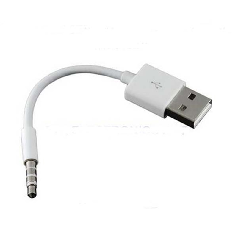 3.5Mm Jack Naar Usb 2.0 Data Sync Power Cable Cord Adapter Oplader Kabels Voor Apple Voor Ipod Shuffle Nuttig