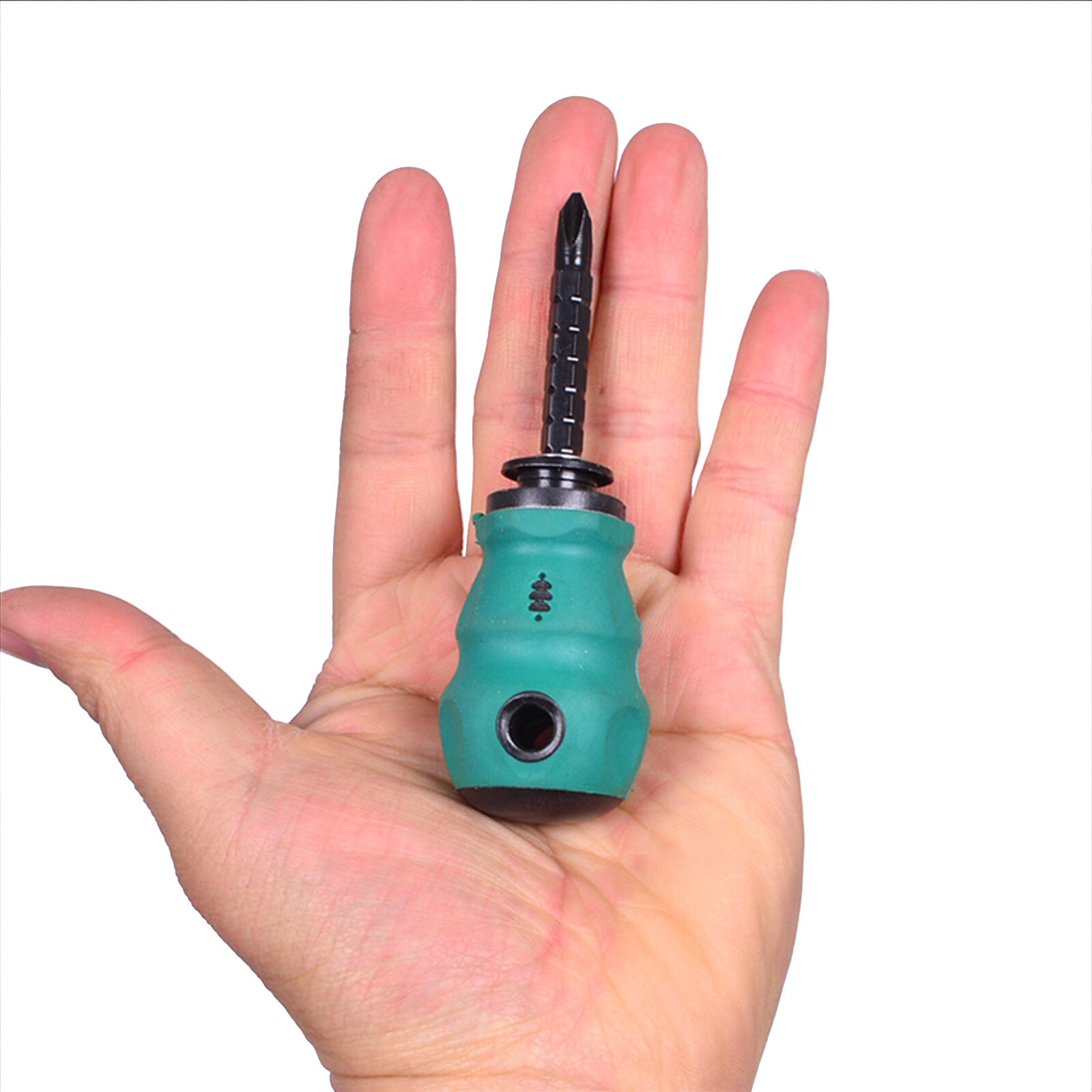 Mini Stubby Screwdriver with Ergonomic High Hardness Screwdriver Carrot Head Manual Screwdriver Hand Repair Tool