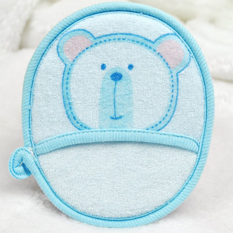 Baby Bath Sponge Brushes Shower Products Comfortable Soft Towel Accessories Infant Children Rub Baby Rubbing Body Wash Cotton: Bear