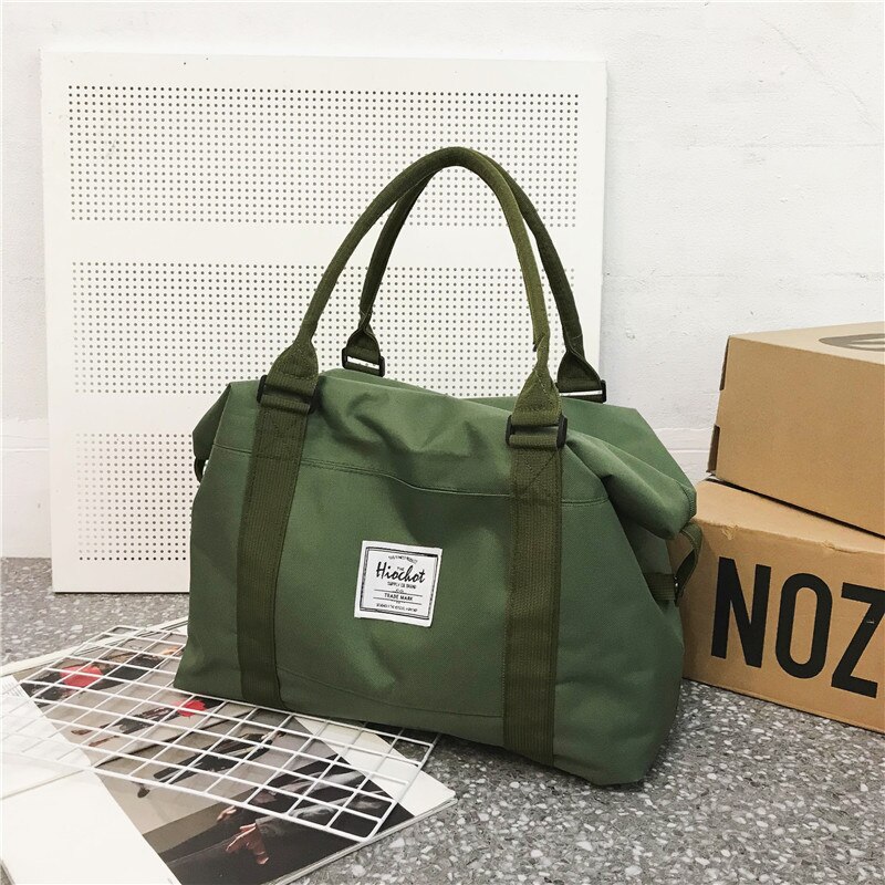 Casual Multifunctional Waterproof Men Travel Bags Anti-Theft Travel Duffle Large Capacity Handbag Weekend Bag Overnight: green