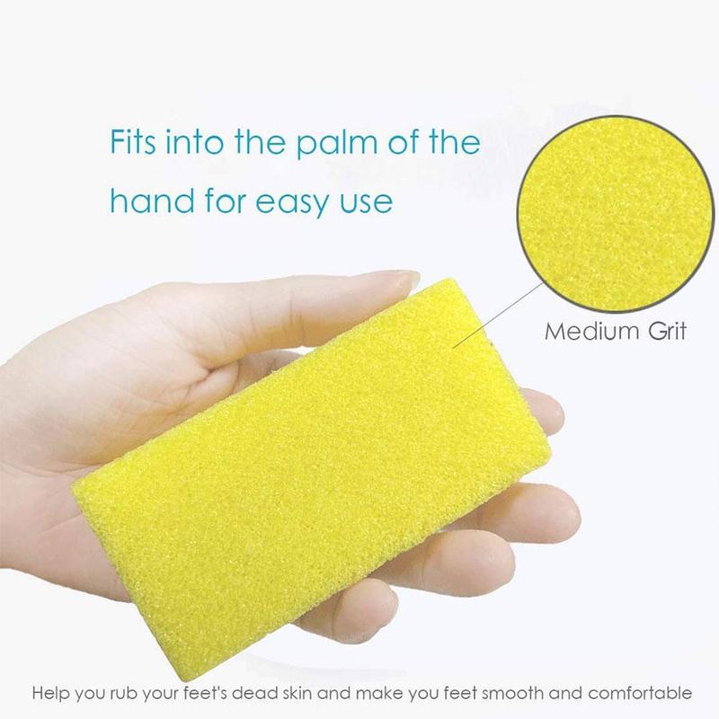 1pcs Reusable Foot Pumice Sponge Stone Callus Exfoliate Skin Scrubber Hard Manicure Scrub Tool Foot Pedicure Tools Remove Care