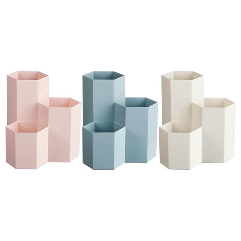 Organizer na kosmetyki, lakier robić paznokci, przybory robić makijażu, stojak na długopisy, 3 kratki, etui na pędzle robić biżuterii, organizer na biurko