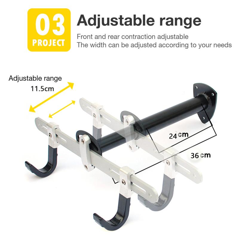 Bicycle Rack Garage Wall Mounted Bike Hanger Storage For Indoor Easily Hang Children Balance Bike Adjustable Trailer Frame
