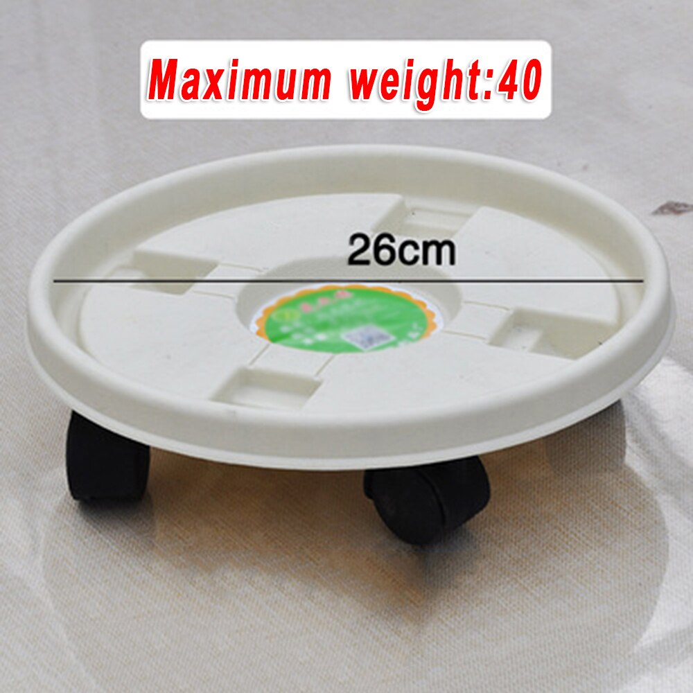 Macetas antideslizantes para bonsái, bandeja con Base móvil redonda Universal, para jardinería, maceta, bandeja extraíble para plantas suculentas: 2