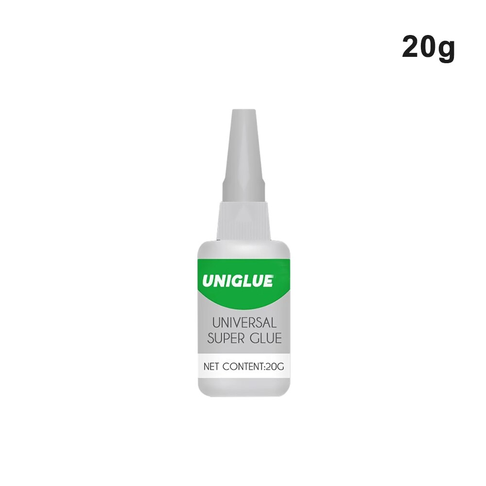 Uniglue Universal Super Glue Strong Plastic Glue For Resin Ceramic Metal Fast Adhesive Multi Purpose Epoxy Leather Textile 2: 20g