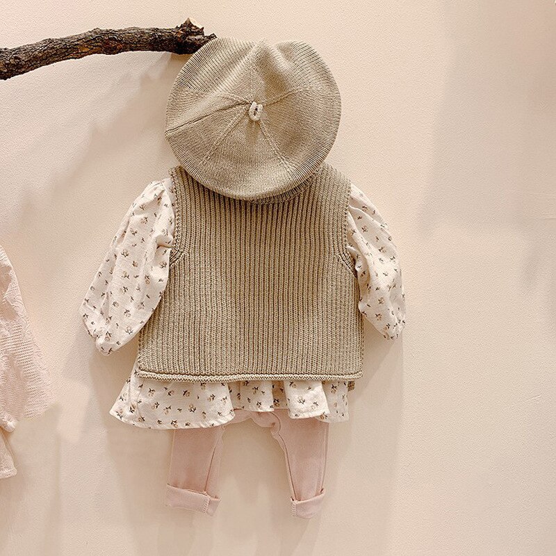 Baby Meisjes Truien Baby Meisje Effen Mouwloze Trui Vest Baby Jongens Truien Knit Vest Kids Peuter Herfst Bovenkleding