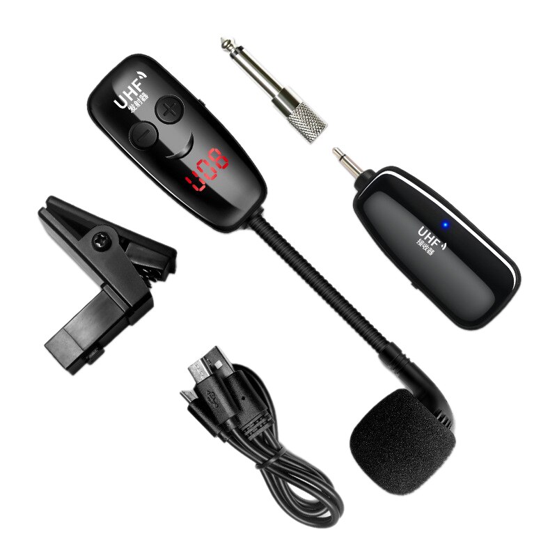 Saxofoon Muziek Draadloze Microfoon Outdoor Prestaties Uhf Draadloze Microfoon Pickup