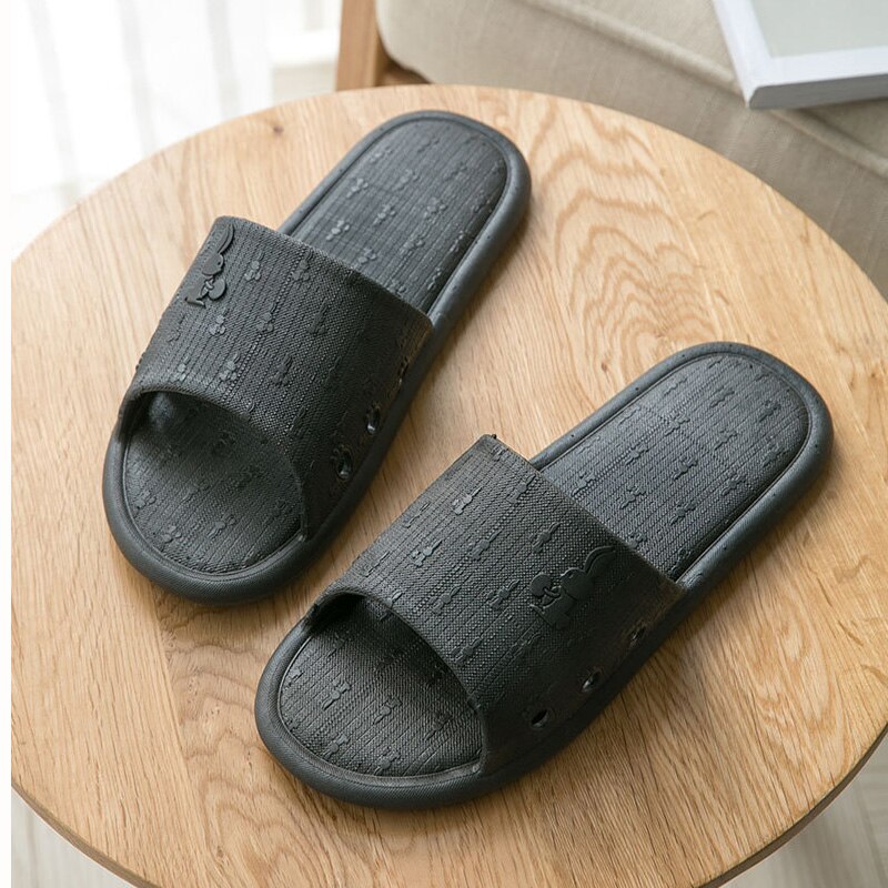 Sommer pvc badetøfler hjemme par sandaler indendørs søde bad skridsikre sandaler og hjemmesko strand udendørs sko