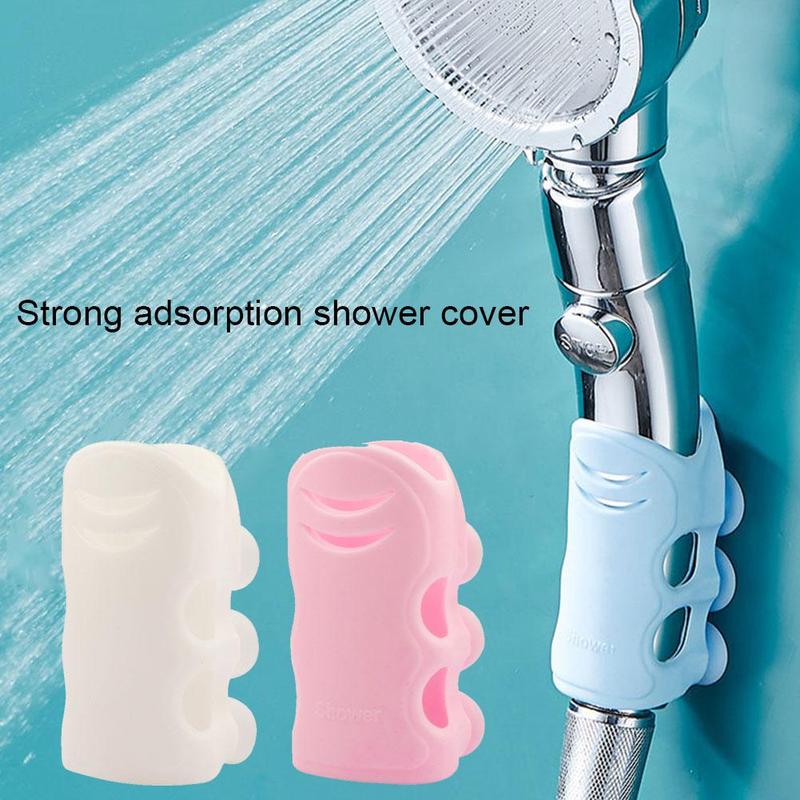 Silicone Suction Cup Shower Holder Shower Bracket Durable Mobile Rack Bathing Slides Accessories Stand For Bathroom Wa B8G2