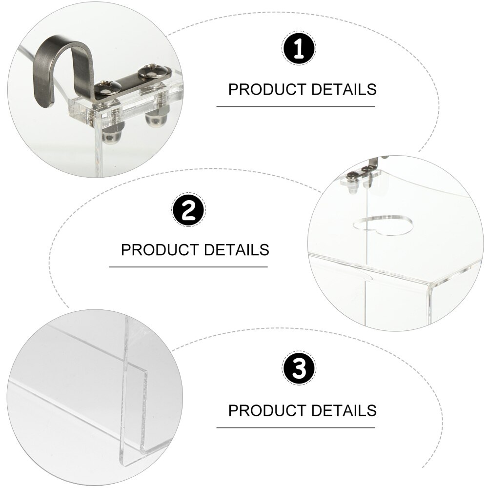 Hanging Bird Bathtub Transparent Bath Shower Box for Small Canary Budgies Parrot