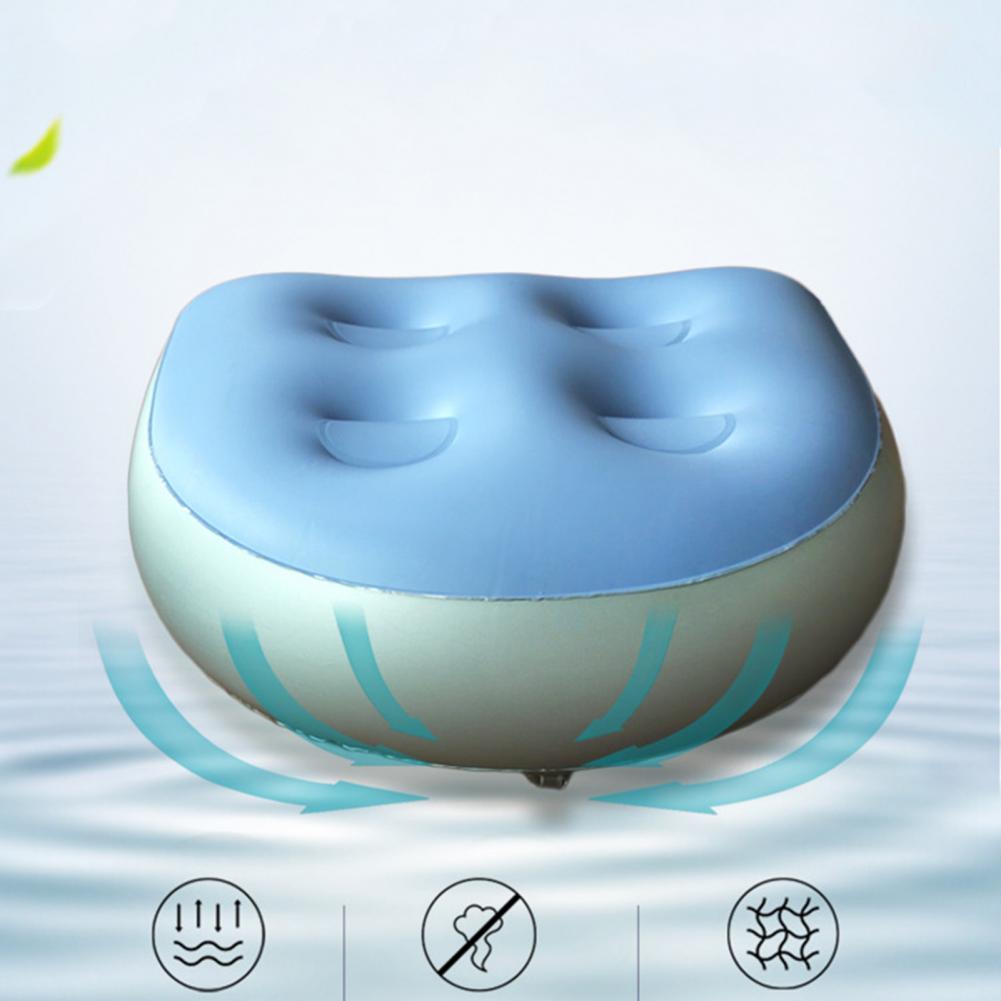 Entspannende Massage matt Aufblasbare Wasser Injektion Pad Badewanne Sitz Spa Kissen Weiche Aufblasbare Kissen Für Baden Schwimmbad