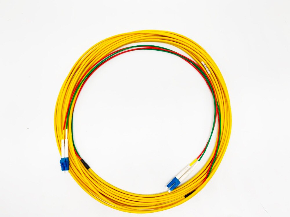 10M Dual LC to LC Fiber Patch Cord Jumper Cable SM Duplex Single Mode Optic for Network 3FT 10FT