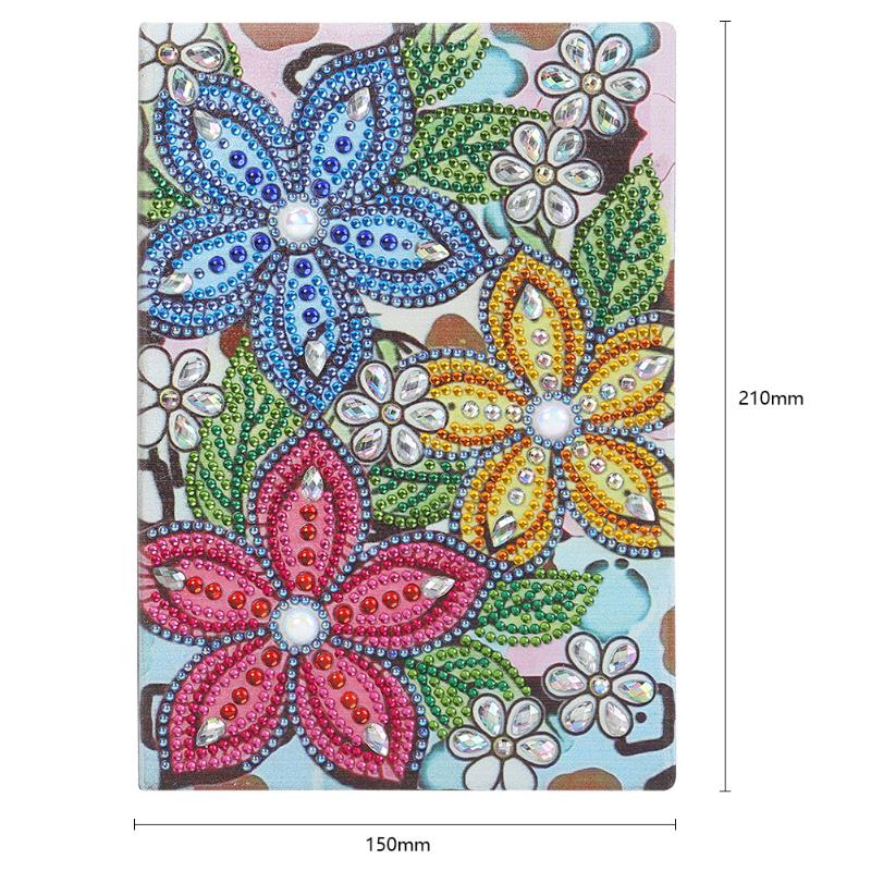 50 Pages A5 Drawing Notebook Craft DIY Special Shaped Diamond Painting Especially Delicate Violin: R