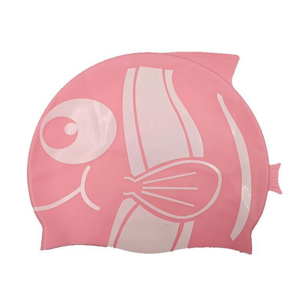 Pure Silicone Ear Protection Swimming Cap Children's Swimming Pool Cap Swimming Cap: F