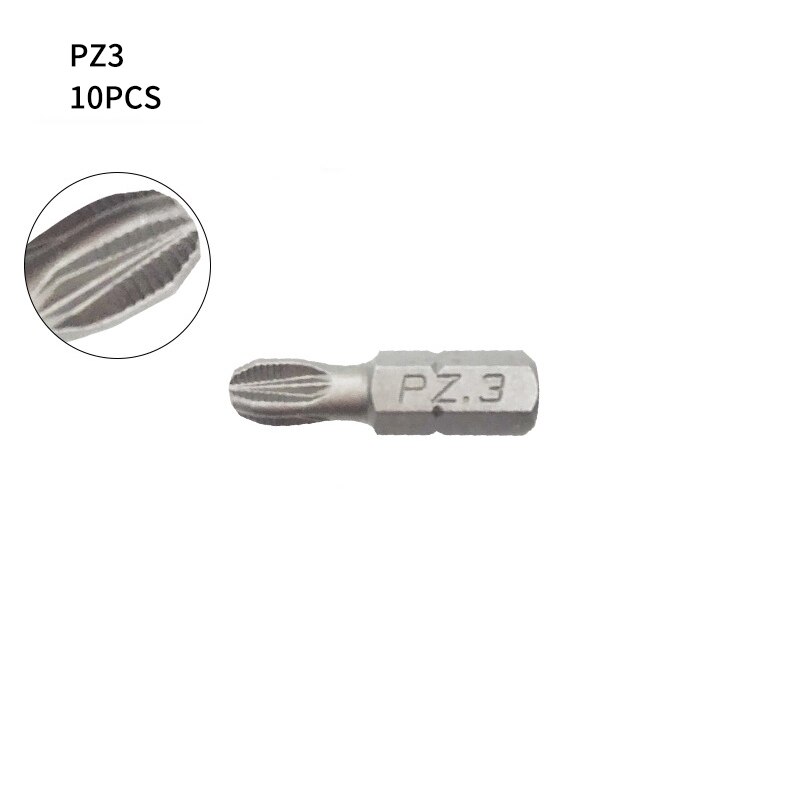 12Pcs Magnetic Screwdriver Bit Set Anti Slip Electric Power Multi-bit Tool Screwdriver Suit Alloy Steel Screwdriver Accessories